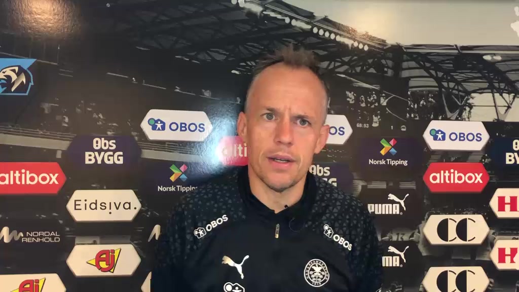 Jakob MIchelsen før Glimt-kampen